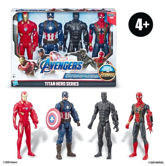 Marvel Avengers Endgame Titan Hero Series Action Figure 4 Pack - Picture 4 of 7